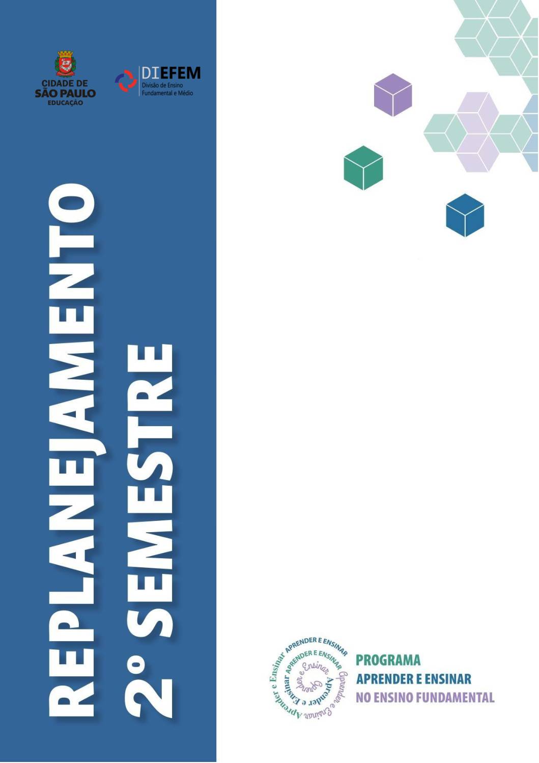 Replanejamento 2º semestre: DIEFEM: Programa Aprender e Ensinar no Ensino Fundamental.