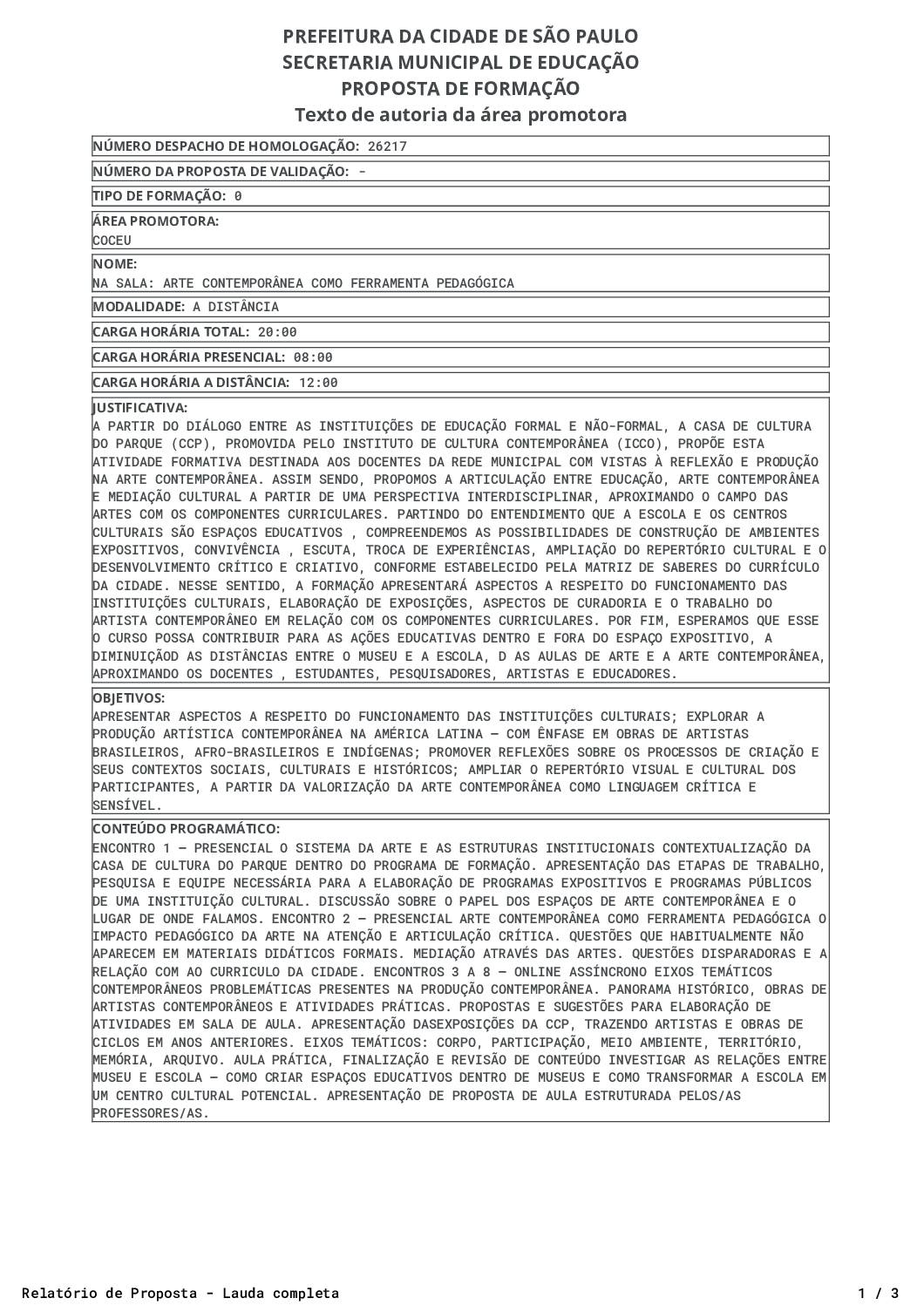 capa do Acervo